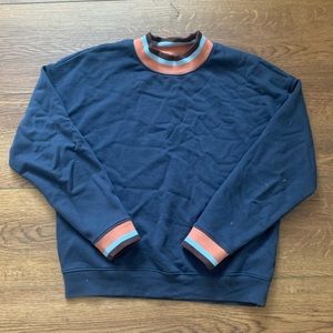 Madewell mock turtleneck sweatshirt